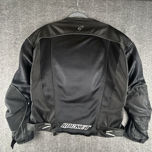JOE ROCKET Phoenix Mesh Moto Jacket Mens Sz XL Lightweight Textile Back Plate - Picture 2 of 15